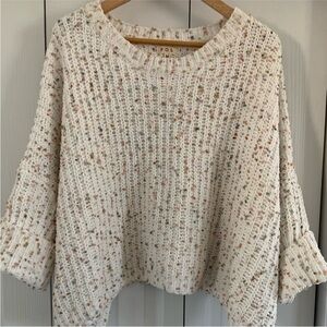 Typically Blush Confetti Sweater